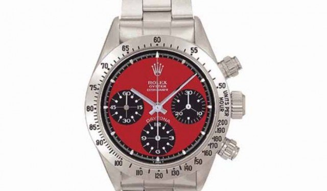 Paul Newman Ferrari Red Rolex Daytona