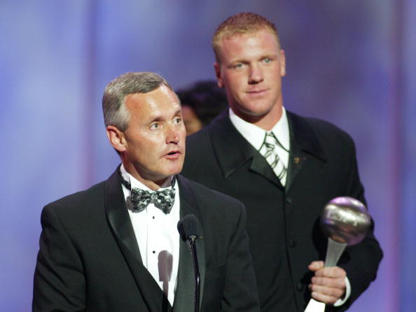 Craig Crenze and Jim Tressel