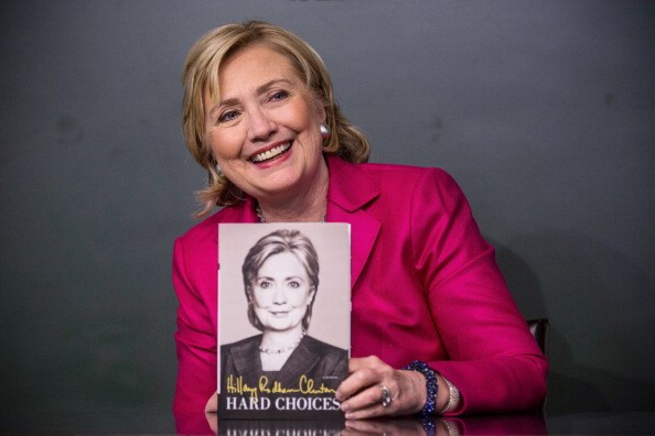 Hillary Clinton Reads From Her New Memoir In New York City