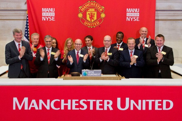 Manchester United Executives Ring Opening Bell At New York Stock Exchange