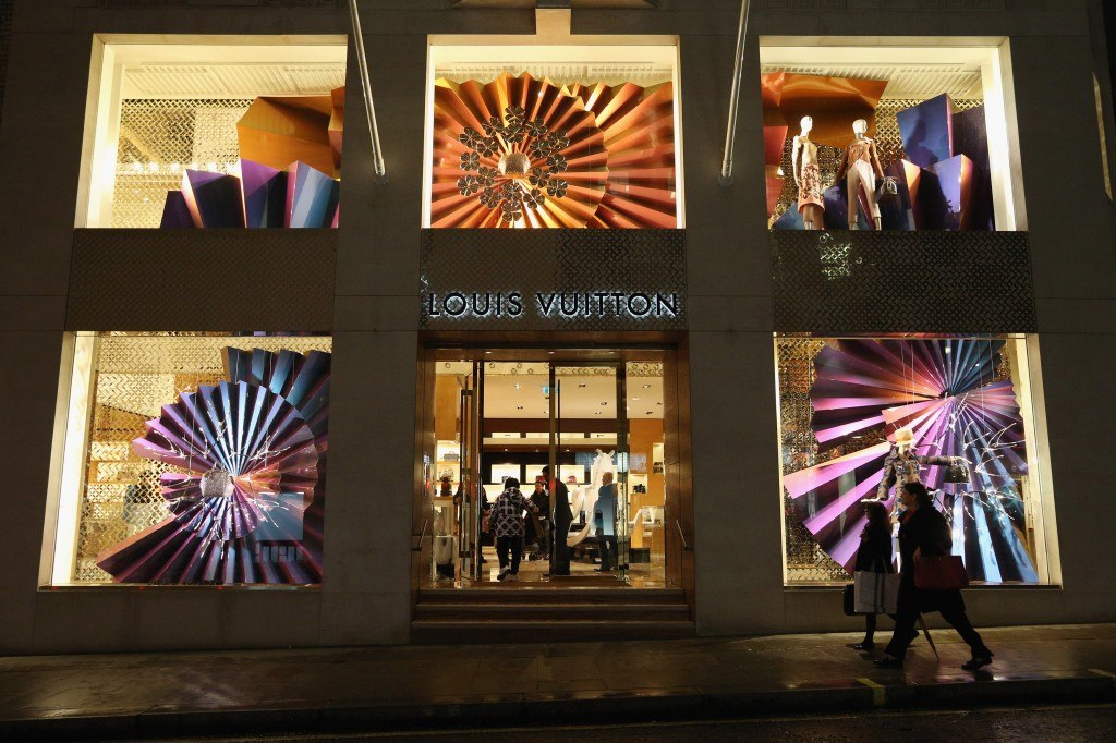 A Louis Vuitton Store in London