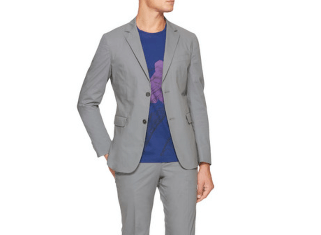 Light Gray Summer Cotton Suit Zegna