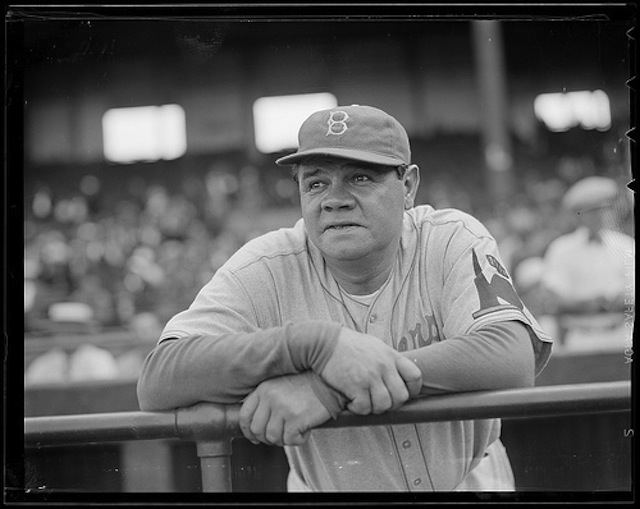 Babe-Ruth-dugout