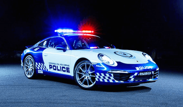 Porsche police car 9:11