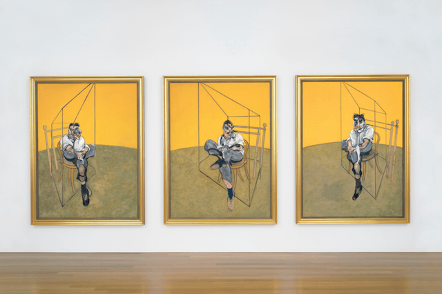 Three Studies of Lucian Freud by Francis Bacon