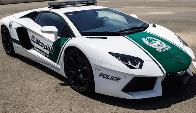 lamborghini police car