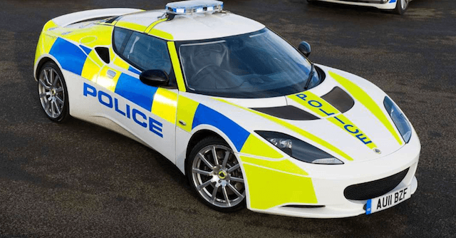 lotus police car