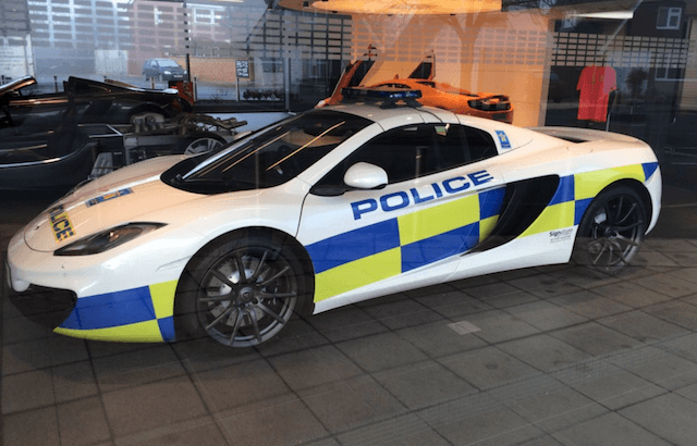 mclaren police car