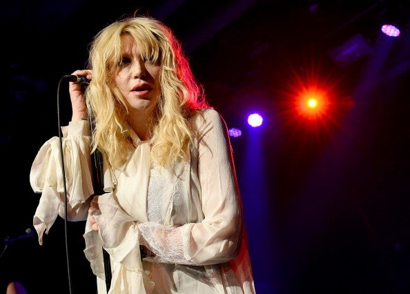 Courtney Love Performs During Anniversary For Vinyl Inside The Hard Rock In Las Vegas