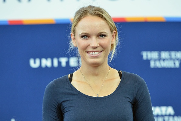 Caroline Wozniacki Picks Up Her New York City Marathon Official Race Bib