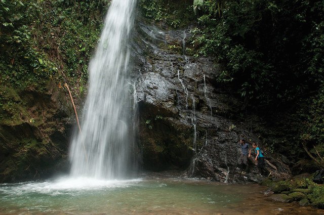 Mashpi Lodge waterfall