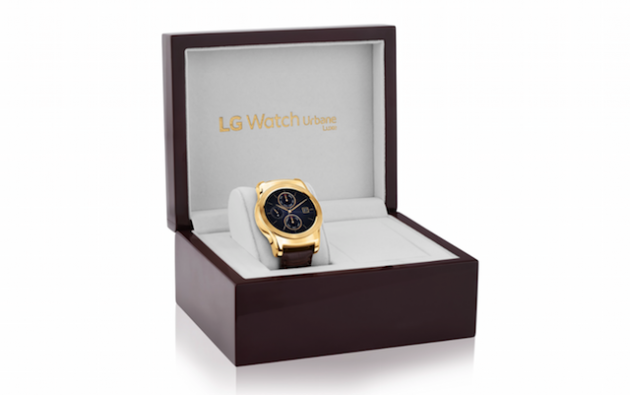 lg watch urbane gold