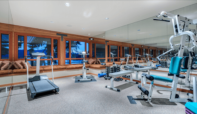 $23.8 Million Canadian Mansion gym