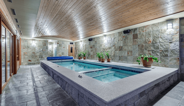 $23.8 Million Canadian Mansion indoor pool