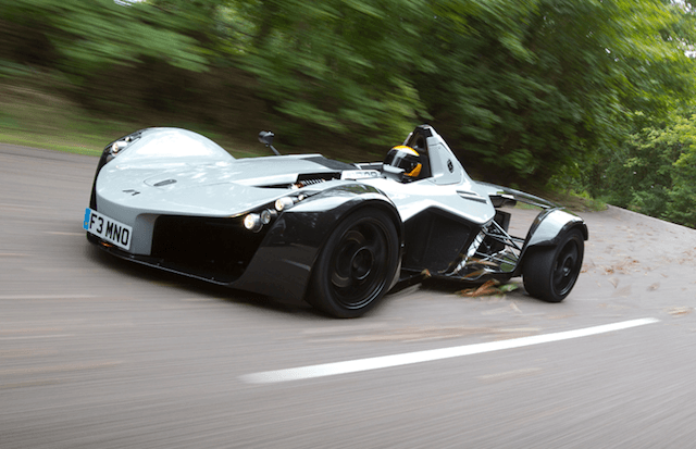 BAC Mono Marine Edition on the road