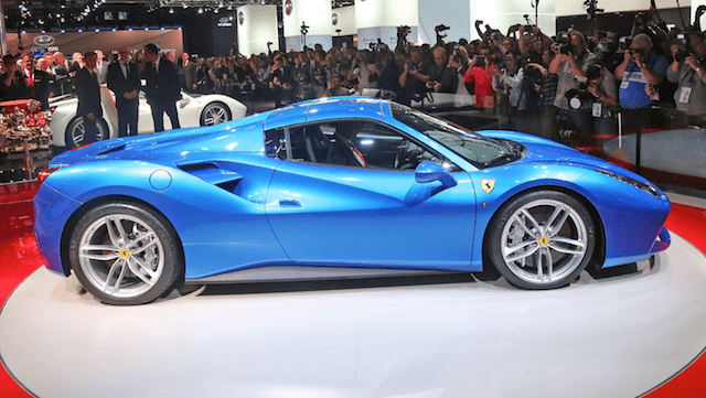 Ferrari 488 Spider Roof up