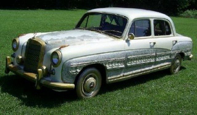 Gold-Plated Mercedes