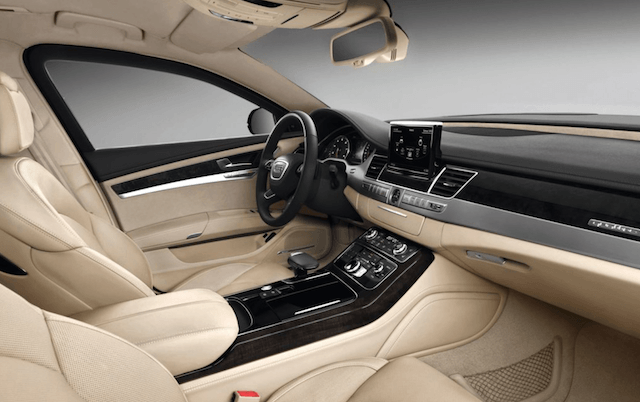 Interior of Audi A8 L Security