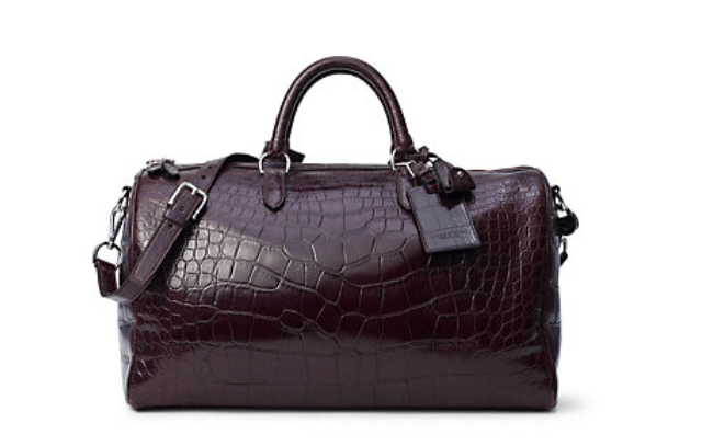 Ralph Lauren Duffel Bag in Dark Brown