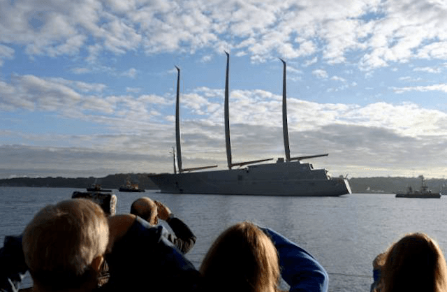 Sailing Yacht A is 468 Feet in Length