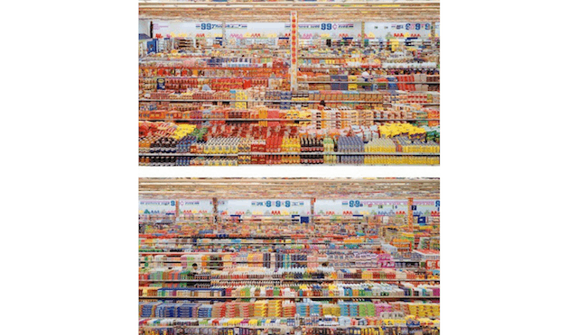 99 Cent II Diptychon Andreas Gursky