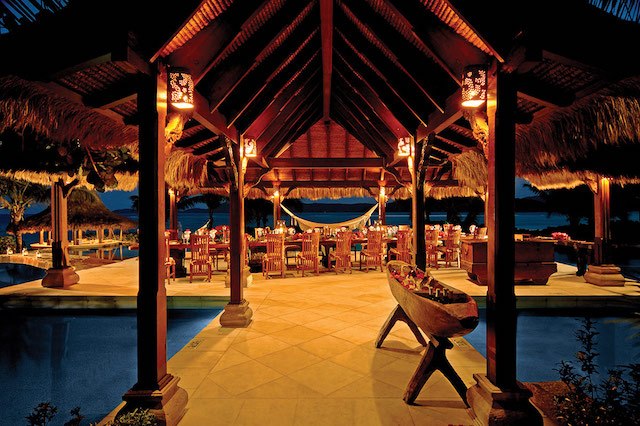 Necker Island outside dining