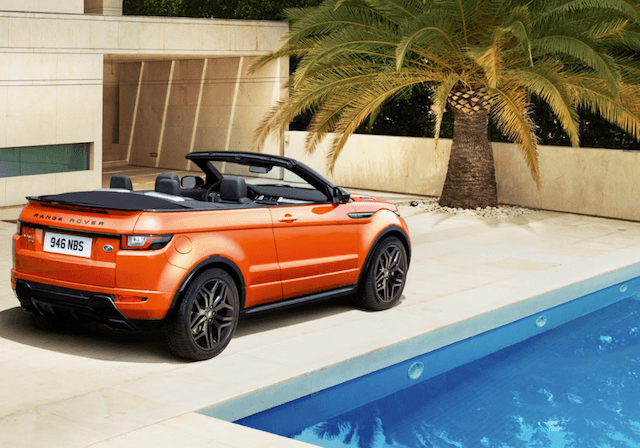 2016 Range Rover Evoque Convertible back