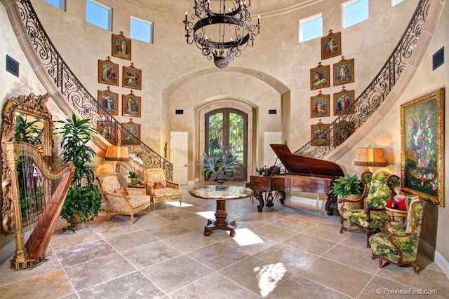 $21.5 Million Dollar Equestrian Estate Paradise entrance