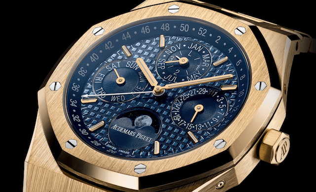 Audemars Piguet 2016 Gold Royal Oak Perpetual Calendar Watch