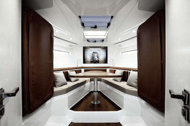 Evo 43 Transforming Yacht interior