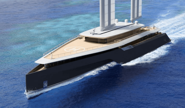 Komorebi 282 Trimaran Superyacht Concept by VPLP front