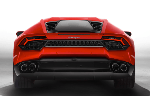 Lamborghini Huracán LP 580-2 rear