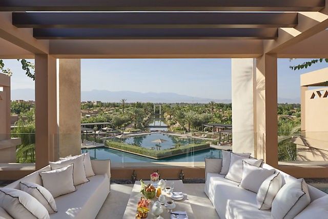 Mandarin Oriental Marrakech terrace