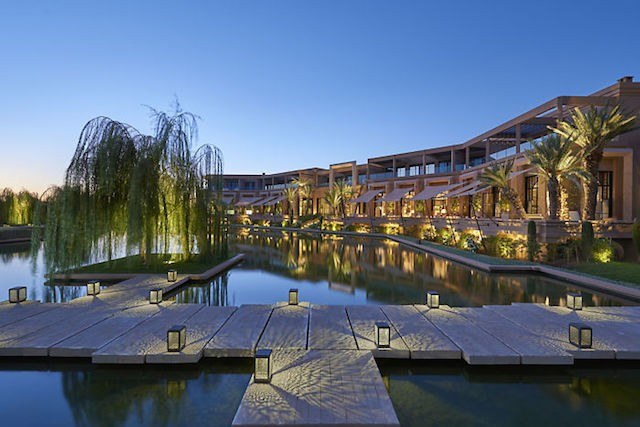 Mandarin Oriental Marrakech water path