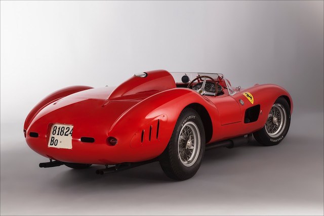 1957 Ferrari 335 S Spider Scaglietti rear