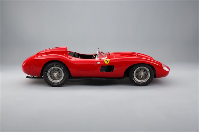 1957 Ferrari 335 S Spider Scaglietti side