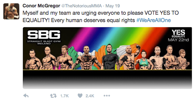 Conor McGregor Gay Rights