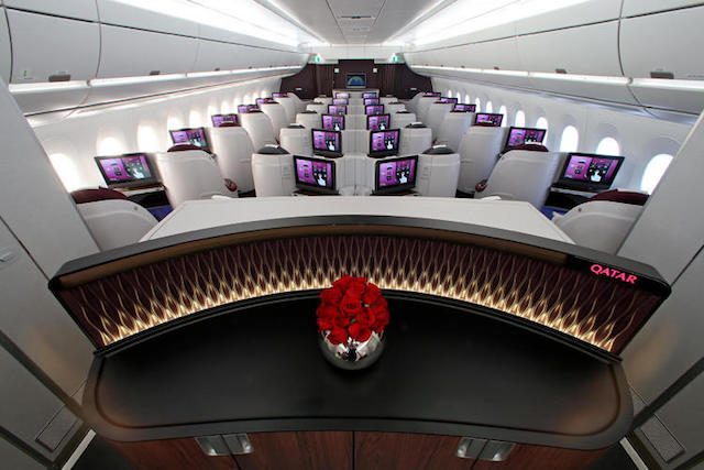 Qatar Airways and Airbus interior 2