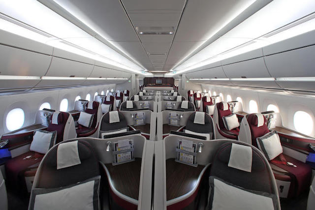 Qatar Airways and Airbus interior 3