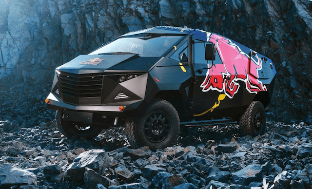 Red Bull Land Rover Pary Van