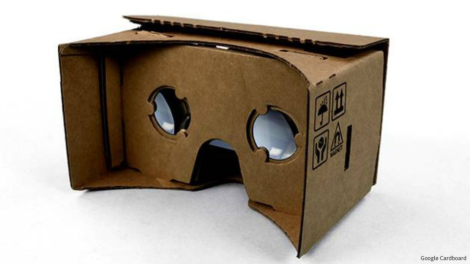 cardboard virtual reality goggles