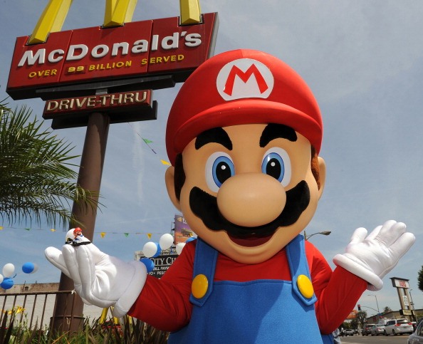 Mario and Luigi Celebrate the Release of Mario Kart 8 At McDonald's