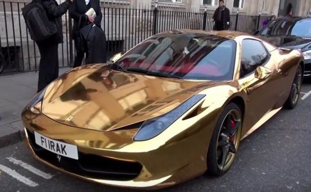 3 million golden ferrari 458 has our attention 3 million golden ferrari 458 has our