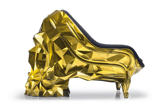 Harow Gold Skull Armchair 2