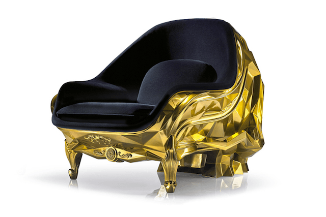 Harow Gold Skull Armchair 3