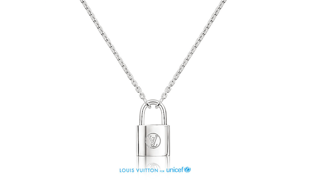 Louis Vuitton UNICEF SIlver Locket Pendant