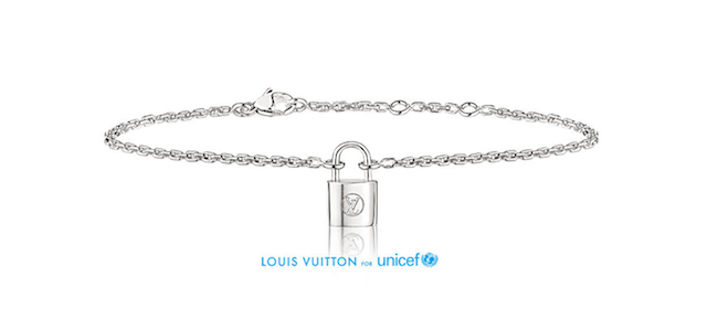 Louis Vuitton UNICEF SIlver Locket bracelet