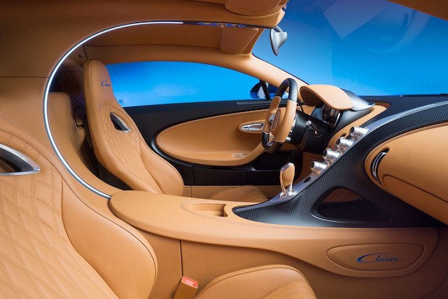 Bugatti Chiron interior 2