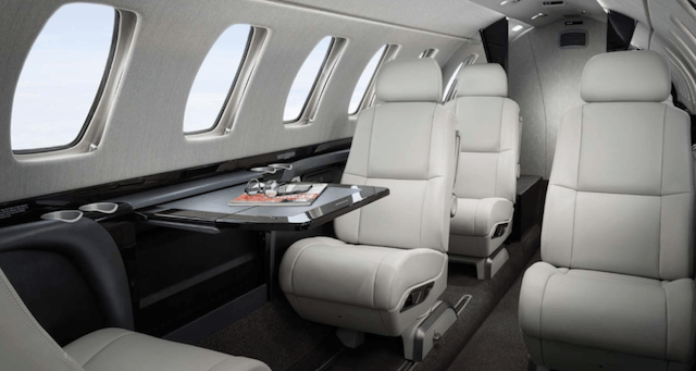 Cessna CJ3+ interior