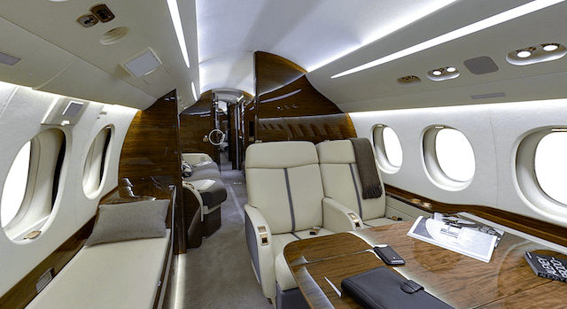 Dassault Falcon 7X interior